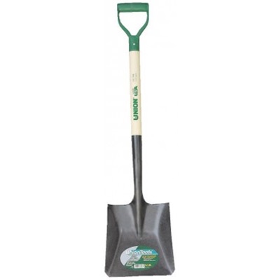 Union 1300500 D-Handle Square Point Shovel 28&quot; Handle 42106 AME42106