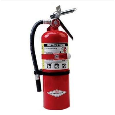 Amerex B402t Red Abc Multi-Purpose Stored Pressure Dry Chemical Fire Extinguisher, 5 Lb, 195 Psi, Monoammonium Phosphate 15281 AMXB402T
