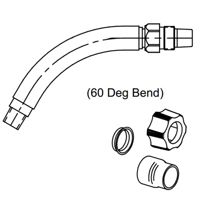 Bernard Qt3-60 60 Deg Medium Neck/Tube Assembly QT3-60 BERQT3-60