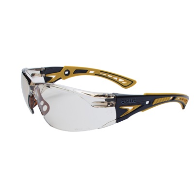 Bolle I/O Anti-Fog Glasses Yellow/Black Rush Plus   BOL40245