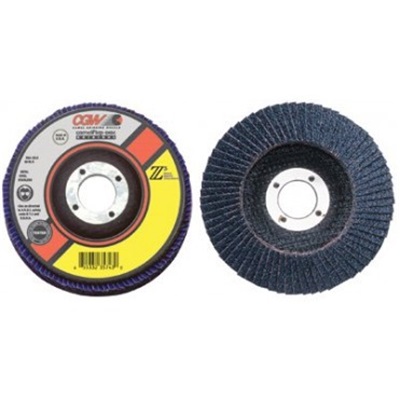Camel Grinding Wheels Premium Z3 42712 40-Grit Zirconia Type 27 Depressed Center Flat Flap Disc, 7 Inch X 5/8-11 42712 CGW42712