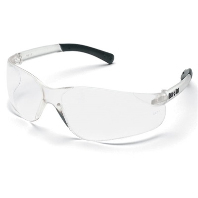 Crews Glasses Bearkat Bk110af Clear Polycarbonate Frameless Safety Glasses BK110AF CRWBK110AF