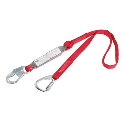 Dbi 1340060 Protecta 6&#39; Tie-Back Double Lanyard W/ Carabiners 1340060 DBI1340060