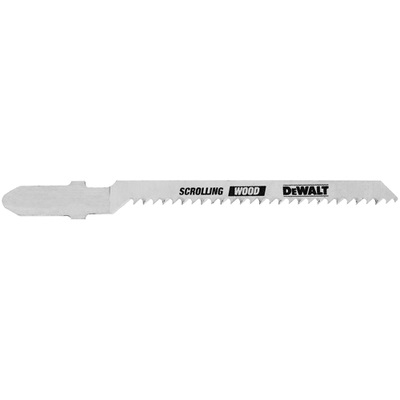 Dewalt Dw3765h 4"" 12Tpi Laminate Down Cutting Hcs T-Shank Jig Saw Blade 5/Pk DW3765H DEWDW3765H