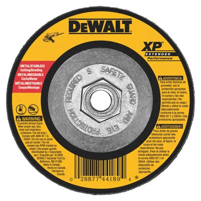Dewalt 6"" X 1/4"" X 5/8""-11 Xp Grinding Wheel DW8821 DEWDW8821