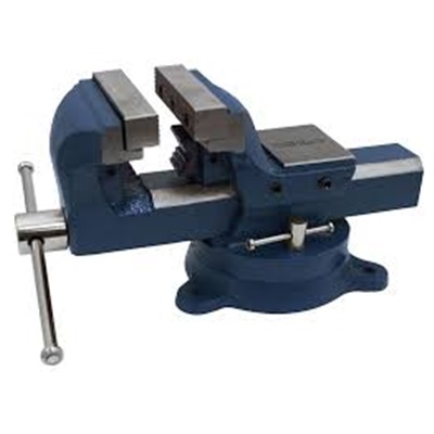 Ega Master Swivel Parallel Bench Vice 5&quot; W/ Pipe Jaws 10803+10213 57625 EGA57625