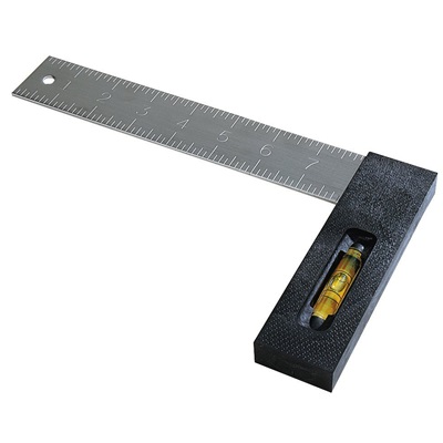 Empire Polysteel 120 Brushed Stainless Steel Blade Polycast Handle Tri-Square, 8 Inch L X 1-1/2 Inch W Body 272-120 EMP120