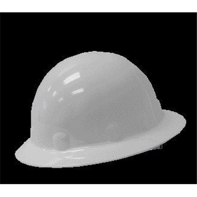 Fiber Metal Supereight E1rw01a000 White Thermoplastic Full Brim Hard Cap, 8 Point Ratchet E1RW01A000 FIBE1RW01A000