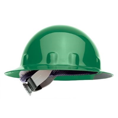 Fibre Metal E-1Rw Green Thermoplastic Protective Hat W/3-R Ratchet Headband E1RW74A000 FIBE1RW74A000
