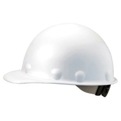 Fiber Metal Roughneck P2hnrw01a000 White Thermoplastic Front Brim Hard Cap, Ratchet P2HNRW01A000 FIBP2HNRW01A000