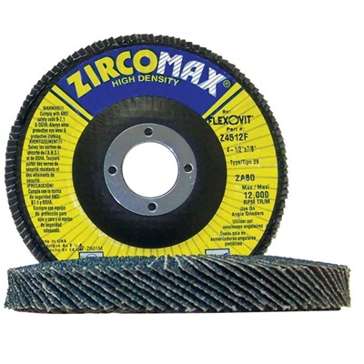 Flexovit 4-1/2X7/8 Polifan Disc Za60 Type 27 Fiberglass Backing Plate Z4535F FLEZ4535F