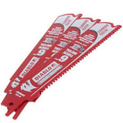 Diablo Carbide Tipped 3Pack 6&quot; 8 Tpi For Extreme Metal Cutting � FREDS0608CF3