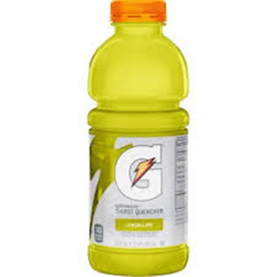 Gatorade 32868 24/20Z Wide Mouth Lemon-Lime Ready To Drink 308-32868 GAT32868