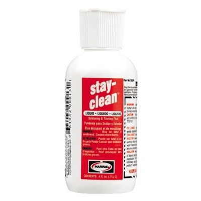 Harris Stay-Clean 4Oz Liquid Soldering Flux SCLF4 HARSCLF4