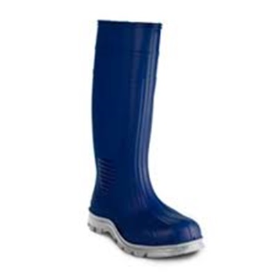 Heartland Line Tuff 15&quot;Pvc Boot Steel Toe Blue/Gray Sz. 9 � HFW70649-9