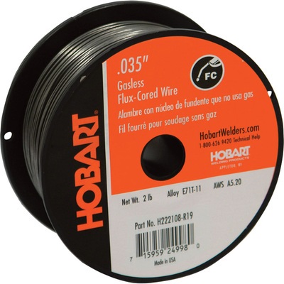 Inweld E71t-Gs Gasless Mild Steel Flux-Cored Wire, 0.035 Inch, 2 Lb Spool 0271TGS035 INW0271TGS035