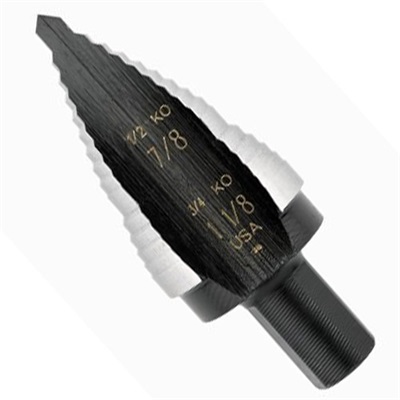 Irwin Unibit 10239 7/8&quot;And 1-1/8&quot; 2 Size 1/2&quot;And 3/4&quot; #9 Knock-Out Step Drill 10239 IRW10239