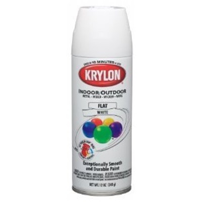 Krylon 1502 Flat White K01502 KRYK01502