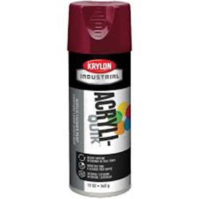 Krylon K02101 12 Oz Aerosol Can Water Based Acrylic Lacquer Spray Paint, Gloss Cherry Red K02101 KRYK02101