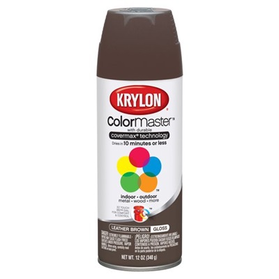 Krylon K02501a07 Leather Brown Spray Enamel 000122472 K02501A07 KRYK02501