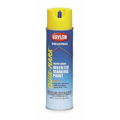 Krylon S03801 20Oz. Utility Yellow Inverted Marking Paint Alt #Sey20-378 S03801 KRYS03801