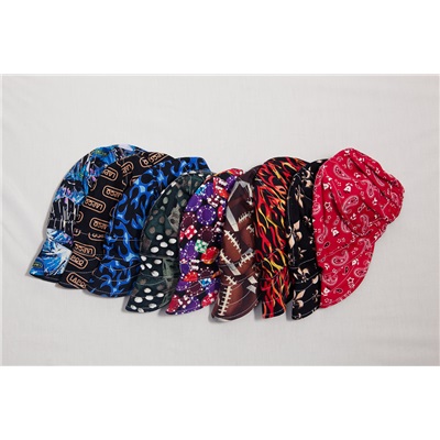 Lapco 6C 100% Cotton Fully Reversible Welders Cap, Assorted, 7-1/4 Inch LAP6C-714 LAP6C-714