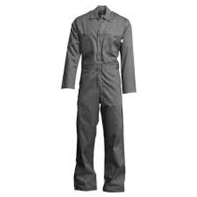 Lapco 7Oz Economy Coverall Large Tall LAPCVEFR7GY-LT LAPCVEFR7GY-LT