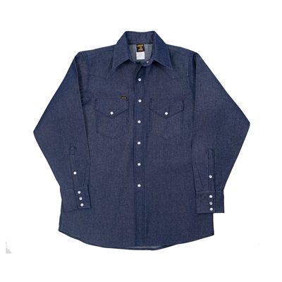 Lapco Sz 19 L-37 Denim Shirt DS19L LAPDS19L