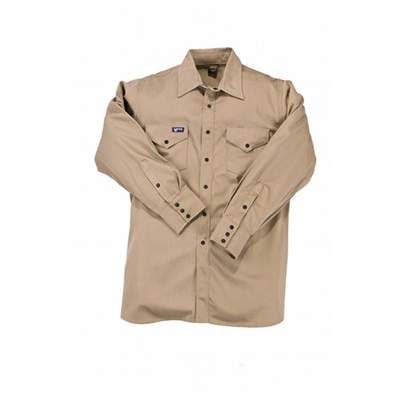 Lapco Ink18-35M 9Oz Fire Retardant Khaki Shirt 9 Oz INKWS-18 M LAPINK18M