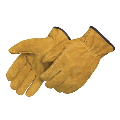 Liberty 8440 Lg. Bourban Brown Split Cowhide Drivers Glove LIB8440L LIB8440L