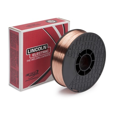 Lincoln Superarc L-56 Ed015790 Copper Coated Er70s-6 Carbon Steel Welding Wire, 0.025 Inch Dia., 12.5 Lb Spool ED015790 LINED015790