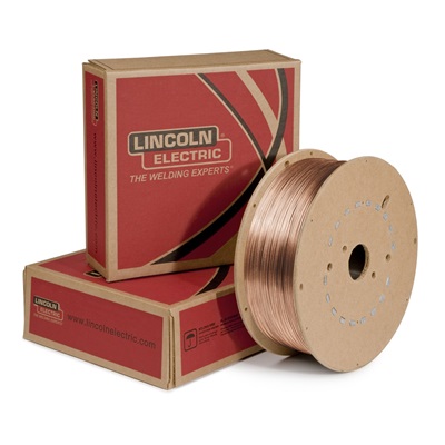 Lincoln Superarc L-56 Ed021276 Copper Coated Er70s-6 Carbon Steel Welding Wire, 3/64 Inch Dia., 44 Lb Spool ED021276 LINED021276