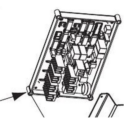 Lincoln L12400-3V1 Engine Shutdown Pc Board Assembly For Idler/Engine Protection L12400-3 LINL12400-3V1