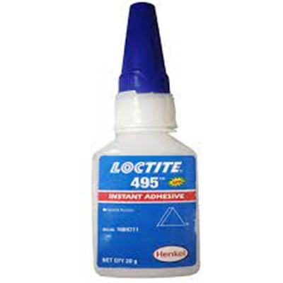 Loctite 495 Super Bonder Instant Adhesive, 1 Oz, Bottle, Clear LOC135467 LOC135467