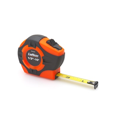 Lufkin Hv1048cme 1""X 26'(8M) Series 1000 Hi-Viz Orange Case Metric/English Tape PHV1048CME LUFPHV1048CME