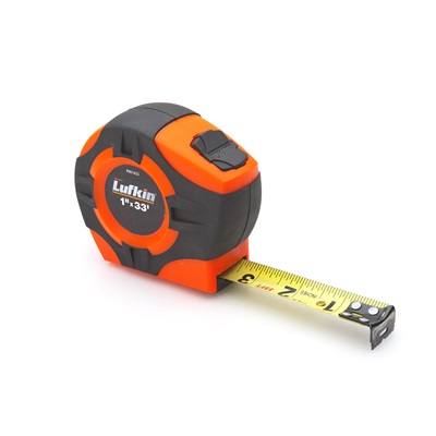 Lufkin 1&quot; X 33&#39; Hi-Viz Orange P1000 Tape Measure PHV1433 LUFPHV1433