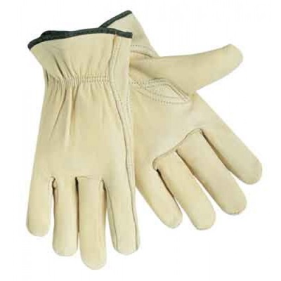 Memphis Gloves 3211 Grain Cowhide Leather Drivers Gloves, Beige, Xl, Keystone Thumb 3211XL MEM3211XL