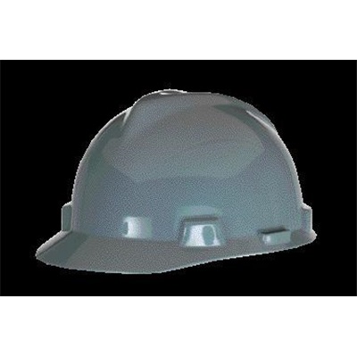 Mine Safety Appliance V-Gard 475364 Gray Polyethylene Protective Cap, Fas-Trac Ratchet MSA475364 MSA475364