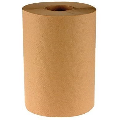 Boardwalk Non-Perf Hardwood Roll Towels, Kraft , 6/Cs NAS088-6256 NAS088-6256