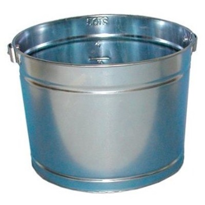 5 Qt Galvanized Metal Bucket 455-5QT NAS455-5QT
