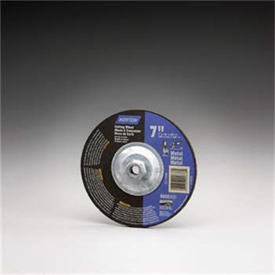 Norton Metal 07660775938 24 Coarse Grit Alo2 Type 27 Depressed Center Grinding Wheel, 9 Inch X 1/4 Inch X 5/8-11 07660775938 NOR07660775938