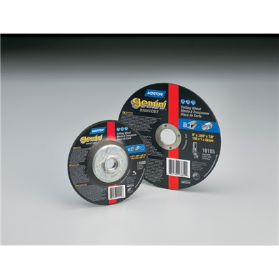 Norton Gemini 66252843597 Alo2 Type 27 Depressed Center Grinding Wheel, 5 Inch X 1/4 Inch X 5/8-11 66252843597 NOR66252843597