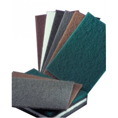 Norton 6&quot;X9&quot; 746 S/C Medium Gray Blendin Bear-Tex Hand Pad 66261074600 NOR66261074600