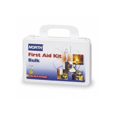 North Safety Products 019700-0001L 10-Person Bulk First Aid Kit, Plastic Case 019700-0001L NTH019700-0001L
