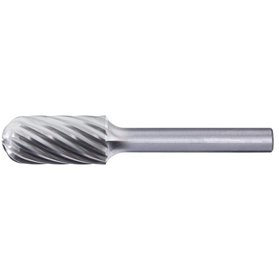 Pferd 24467 Cylindrical Radius End Carbide Bur, 1/2 Inch Dia., 1 Inch L, Shape C 24467 PFE24467