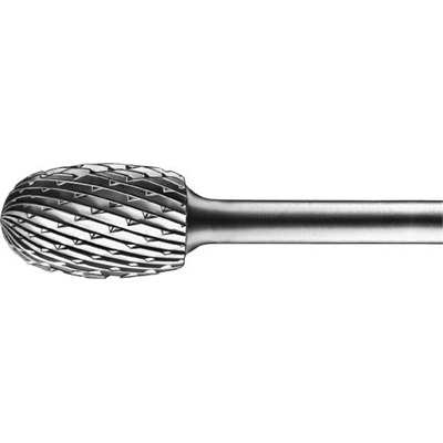 Pferd 24642 3/8""X5/8"" 1/4"" Shank Oval Shape Carbide Bur Alt. Dia. Cut 24642 PFE24642