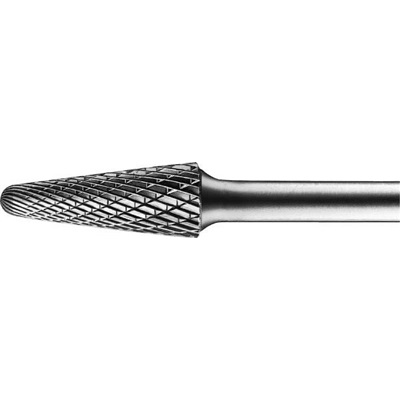 Pferd 25182 5/8""X1-5/16"" 1/4"" Shank 14 Deg. Taper Radius End Car.Bur Alt.Dia. 25182 PFE25182