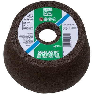 Pferd Flaring Cup Wheels (Type 11) - Masonry - Silicon Carbide, Steel Back 61805 PFE61805
