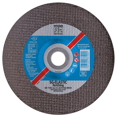 Pferd Depressed Center Grinding (Type 27) Notching 63421 PFE63421