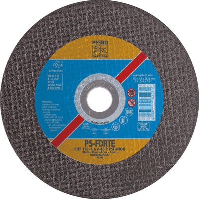 Pferd 63550 4-1/2" X.045 X 7/8" Type 1 A24/46/60P Psf Inox Wheel 63550 PFE63550